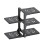 Kitchen Storage Rack DoubleSided Countertop Pot Holder with Large Capacity for Easy Organization 1