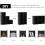 Cube Storage Organizer 6Cube Stackable Plastic Clothes Organizer Bookshelf Bedroom Home Office Black 5