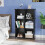 Cube Storage Organizer 6Cube Stackable Plastic Clothes Organizer Bookshelf Bedroom Home Office Black 3
