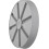 5PCS Plastic Plant Pot Trays Set with  Drainage and Breathable Root Support, Grey 5