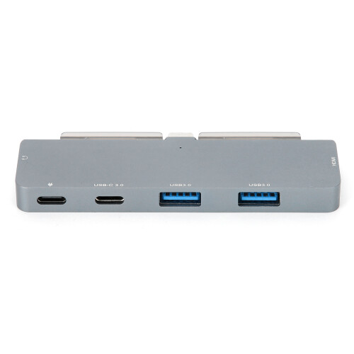 Πολυλειτουργικός διανομέας USB C με έξοδο HDMI Audio Jack και δύο θύρες USB3.0 για συσκευές 1