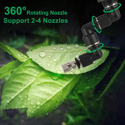 Automatic Reptile Humidifier Terrarium Fogger with Timer USB Powered 360 Adjustable Nozzle 1