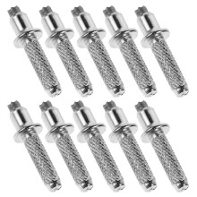 Trekking Pole Tips 10pcs Heavy Duty Tungsten Steel Hiking Stick End Caps for Quick Replacement and Enhanced Stability