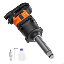 Chave de Impacto Pneumática 25,4 mm-Duoku-Torque Inverso Máx 2400 Nm-6 Velocidades Ajustáveis-6000 rpm-Anvil Longa de 152,4 mm