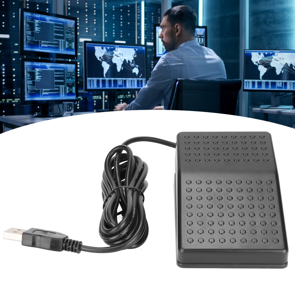 Programmable Single Usb Foot Pedal Switch For Gaming And Multimedia 3301375592921