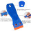 Sticker Remover Tool with Plastic Blade, Scratch Adhesive Remover Scraper for Car Decal, 2pcs 3