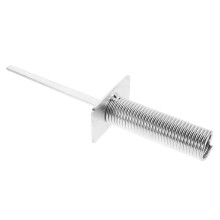 Soccer Corner Flag Base Spring-Loaded Mount, Durable Training Ground Stake for Football Practice, Adjustable Height