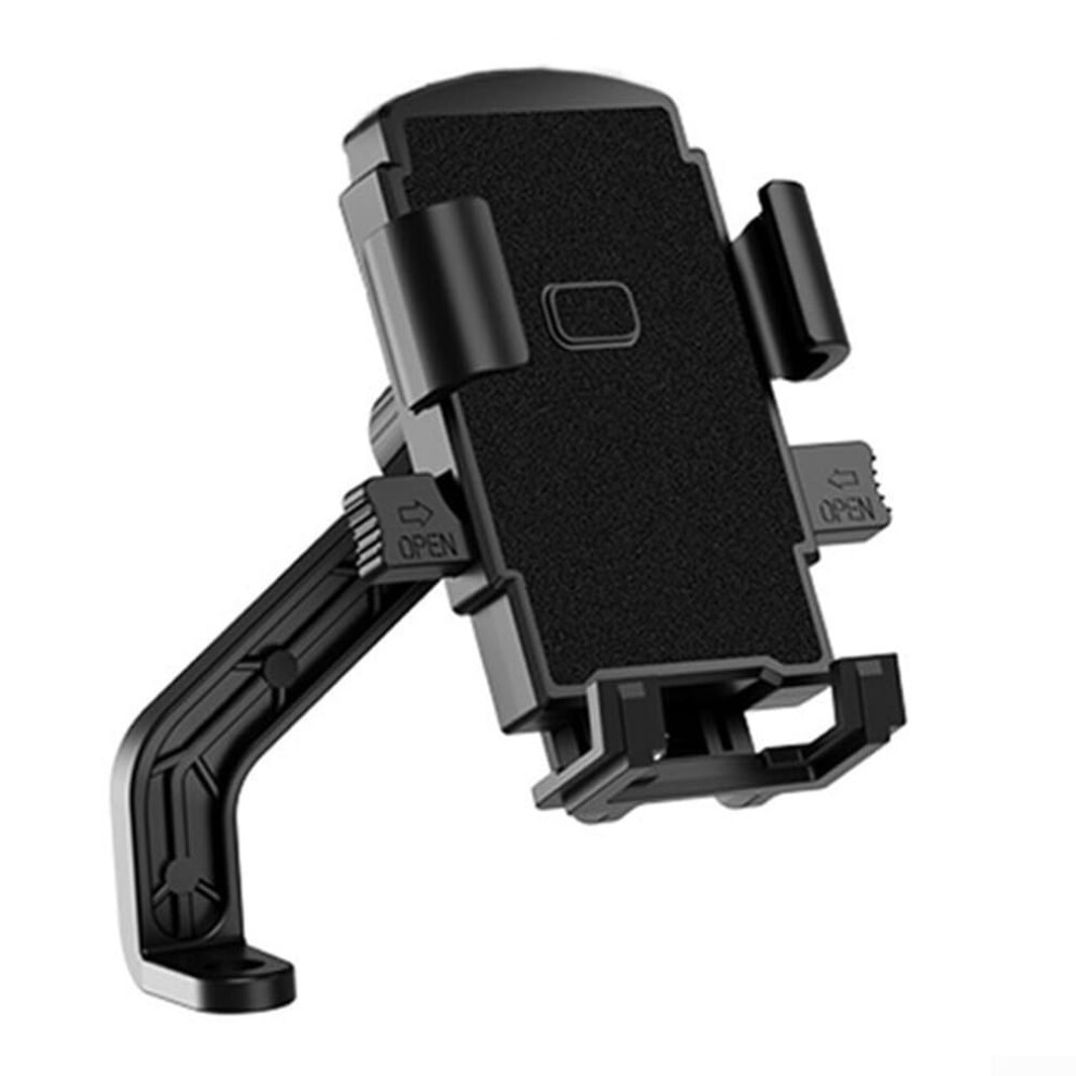 Phone Holder For Car And Motorcycle Rearview Mirror Mount With Secure Clip And 360 Rotation 9382693223845