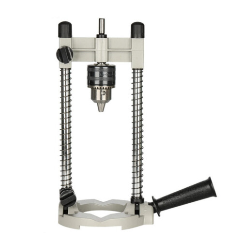 MultiAngle Drill Guide Attachment, Power Drill Stand With Chuck, Vertical Drilling Guide, Doweling Locator, Color B