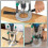 MultiAngle Drill Guide Attachment, Power Drill Stand With Chuck, Vertical Drilling Guide, Doweling Locator, Color B 5