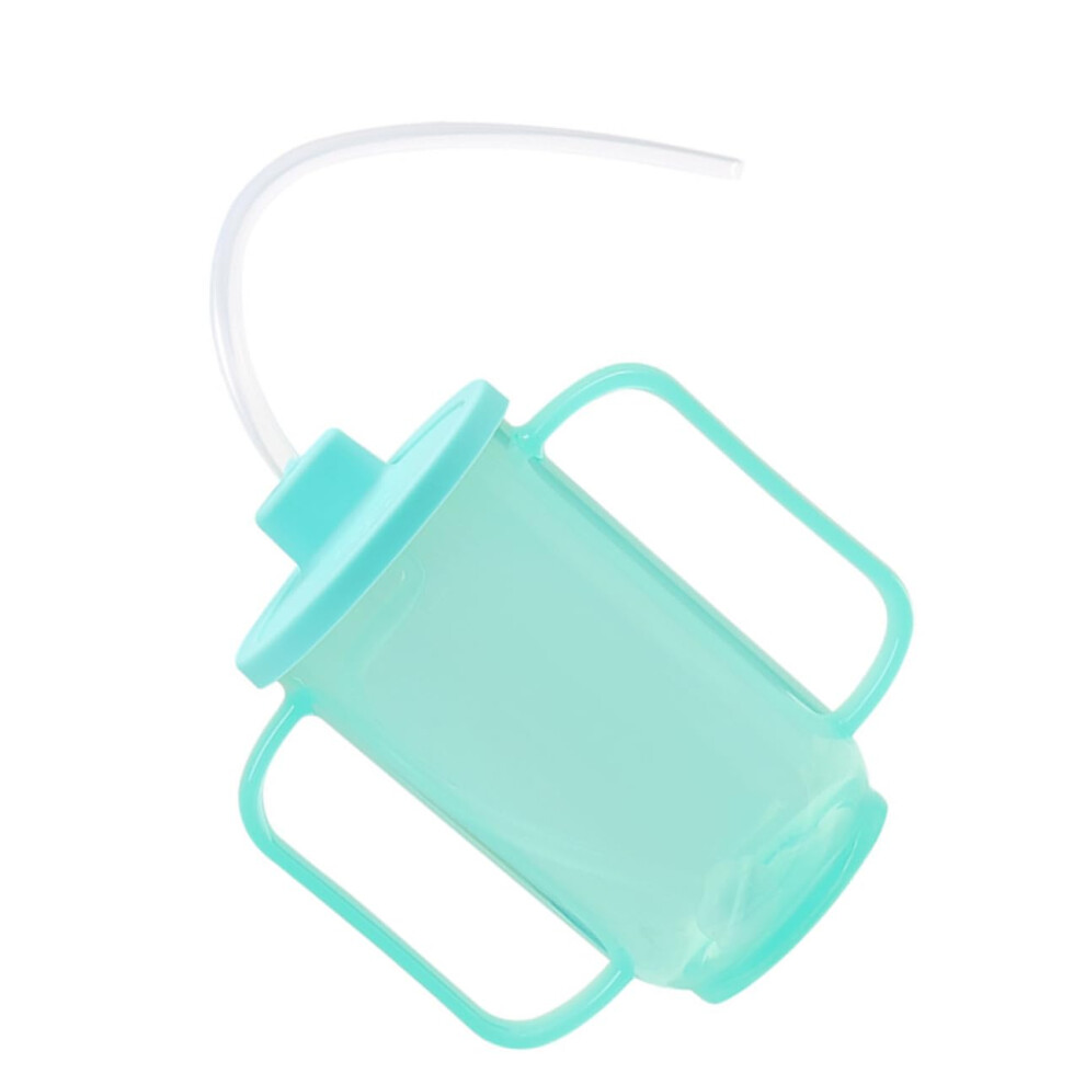Convalescent Feeding Cup Unspillable Mug for Bedridden Patients Ergonomic Design Durable Reusable Sippy Mug with Straw