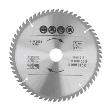 8-1/4 Zoll Hartmetall-Rundsägeblatt – 24/48/60 Zähne für Holz & Kunststoff