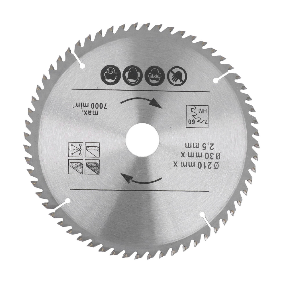 8-1/4In Carbide Circular Saw Blade For Wood & Plastic, 30T 9421375597345