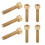 50Pcs Copper M4x20 Cap Hex Socket Screws Hardware Fasteners 3