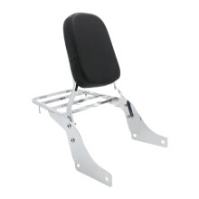 Motorcycle Passenger Backrest with Luggage Rack for Honda Shadow Sabre VT1100C VT1100T ACE