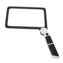 Loupe de lecture LED 5X avec 48 puces - Léger, pliable et portable