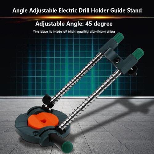 Drill Stand 1Piece Angle Adjustable Electric Drill Holder Guide Stand Positioning Bracket For Woodworking Tool 2