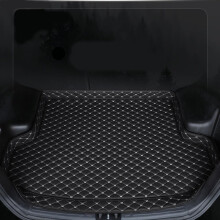 Trunk Mat Custom Fit Leather Cargo Liner Rear Boot Protector 2022 Black for Land Rover Defender 130