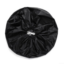 210D Oxford Cloth Spare Tire Cover Weatherproof Black Universal Fit Protector