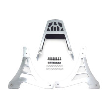 Motorcycle Passenger Backrest Chrome Sissy Bar with Leather Pad for Harley Sportster 883 1200