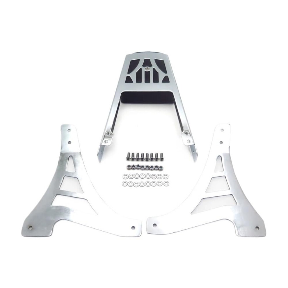 Motorcycle Passenger Backrest Chrome Sissy Bar With Leather Pad For Harley Sportster 883 1200 9382693224620