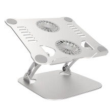 Adjustable Laptop Stand with 10KG Capacity and Cooling for 10-17.3in