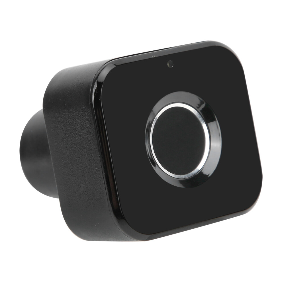 Black Abs Fingerprint Cabinet Lock, 20 Fingerprints, Rechargable Battery 4691379261985