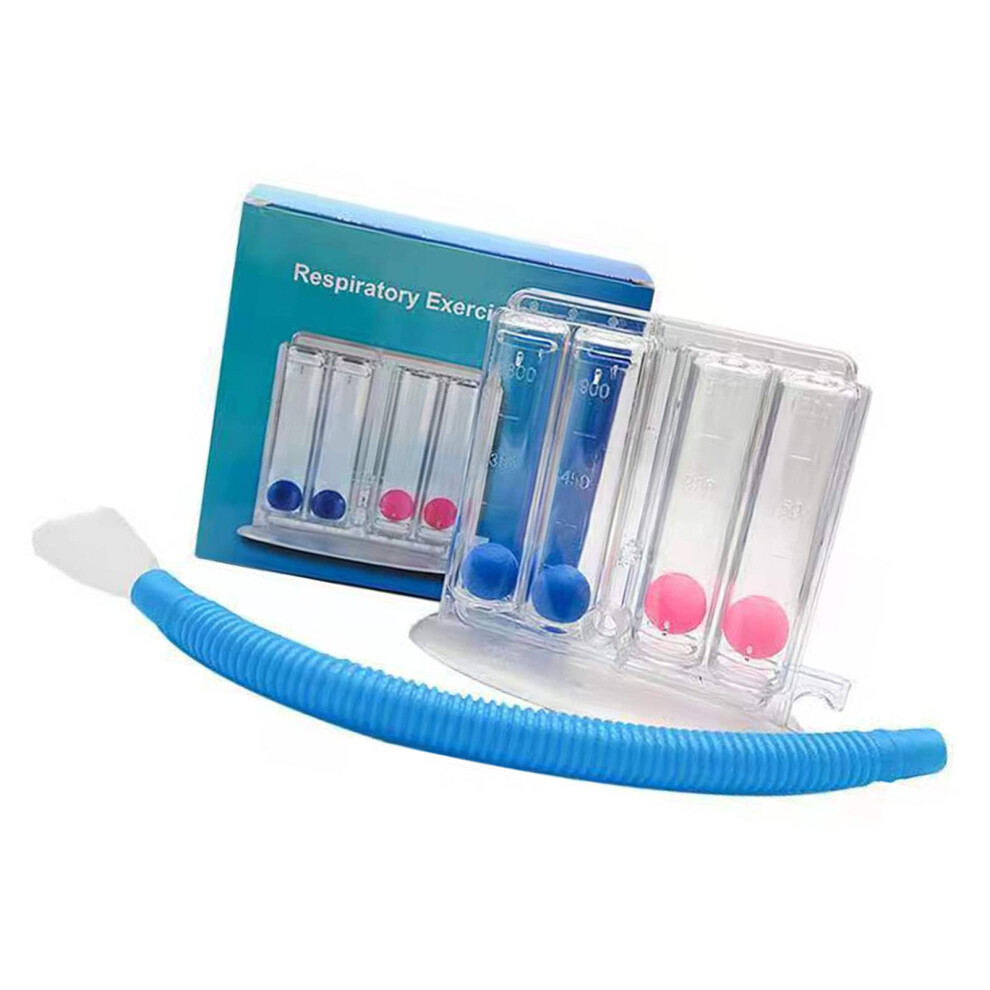 Deep Breathing Exerciser Breath Measurement System for Respiratory Exercise, Compact Design for Pulmonary Recovery, 2 Devices
