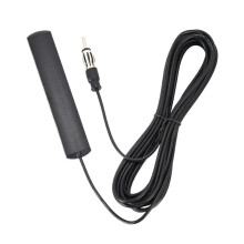 Universal 12V Car Radio Antenna AM FM Signal Booster with Wider Coverage and Strong Adhesive Mount