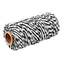 Black And White Craft Bakers Twine Garden Thread Durable For Tags And Tie Gift Wrapping