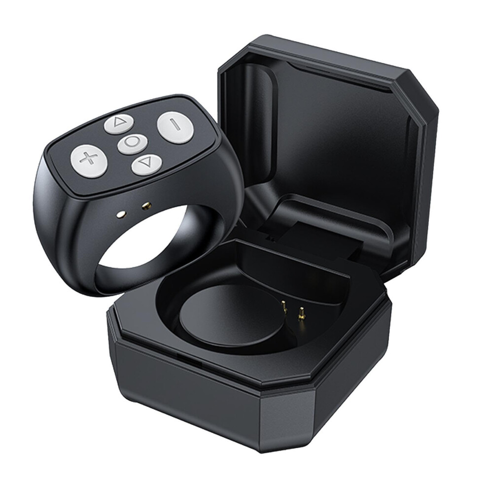 Page Turner Remote Control Page Turner With Video App And Video Recording Remote For Appare Black 9187378841181