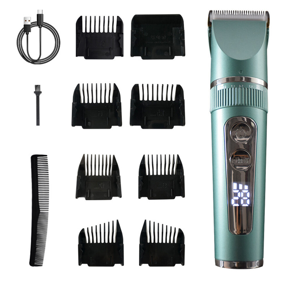Low Noise Design Hair Trimmer, ThreeSpeed Transmission Cordless Kit For Quiet Grooming Sessions For Halloween Parties For Nightclubs For Daily Use