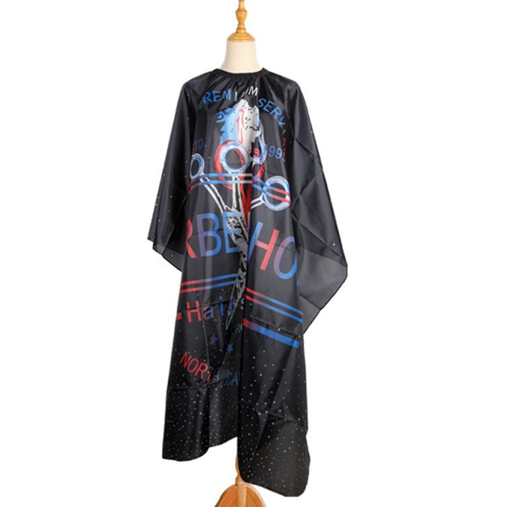 Reusable Barber Capes, Professional Salon Cape with Adjustable Snap Closure, Waterproof and Portable for Styling, Hair Cutting and Coloring (55 X 62