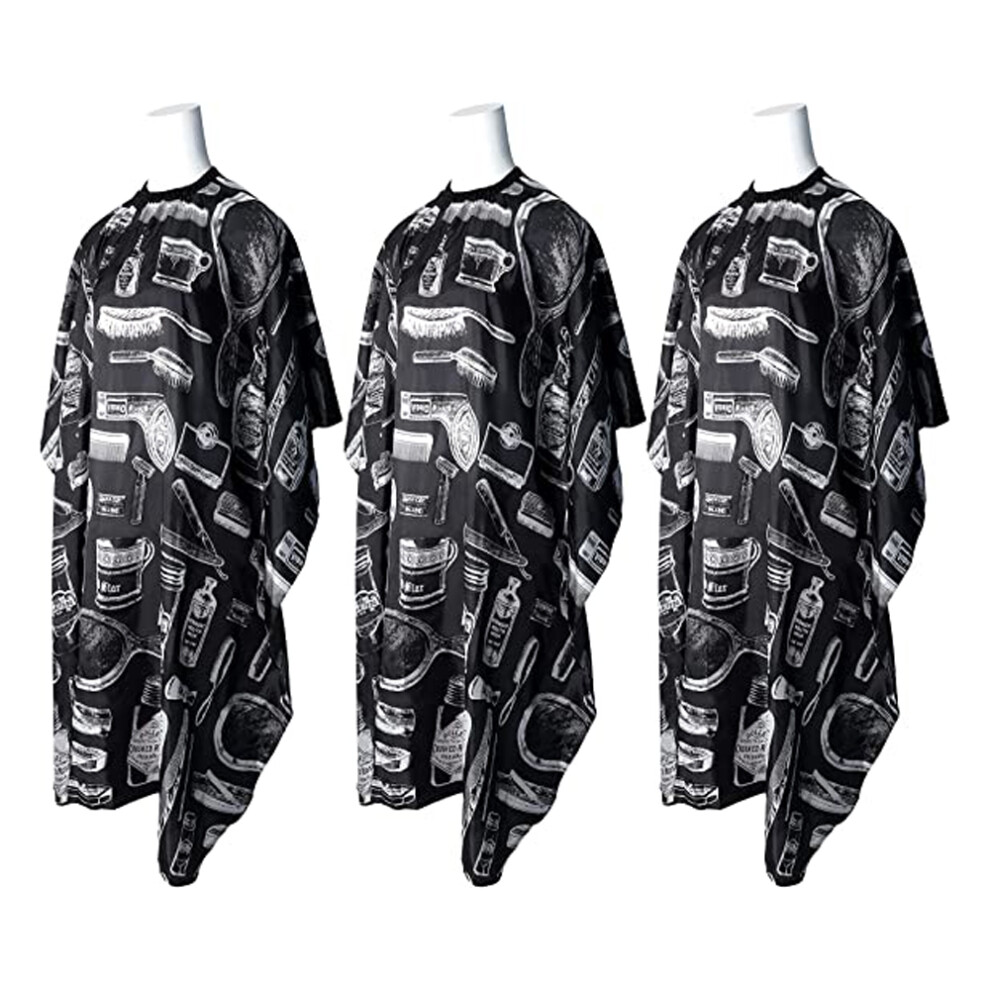 Reusable Hair Cutting Cape, Lightweight & Waterproof Salon Cape For Halloween Parties For Nightclubs For Daily Use