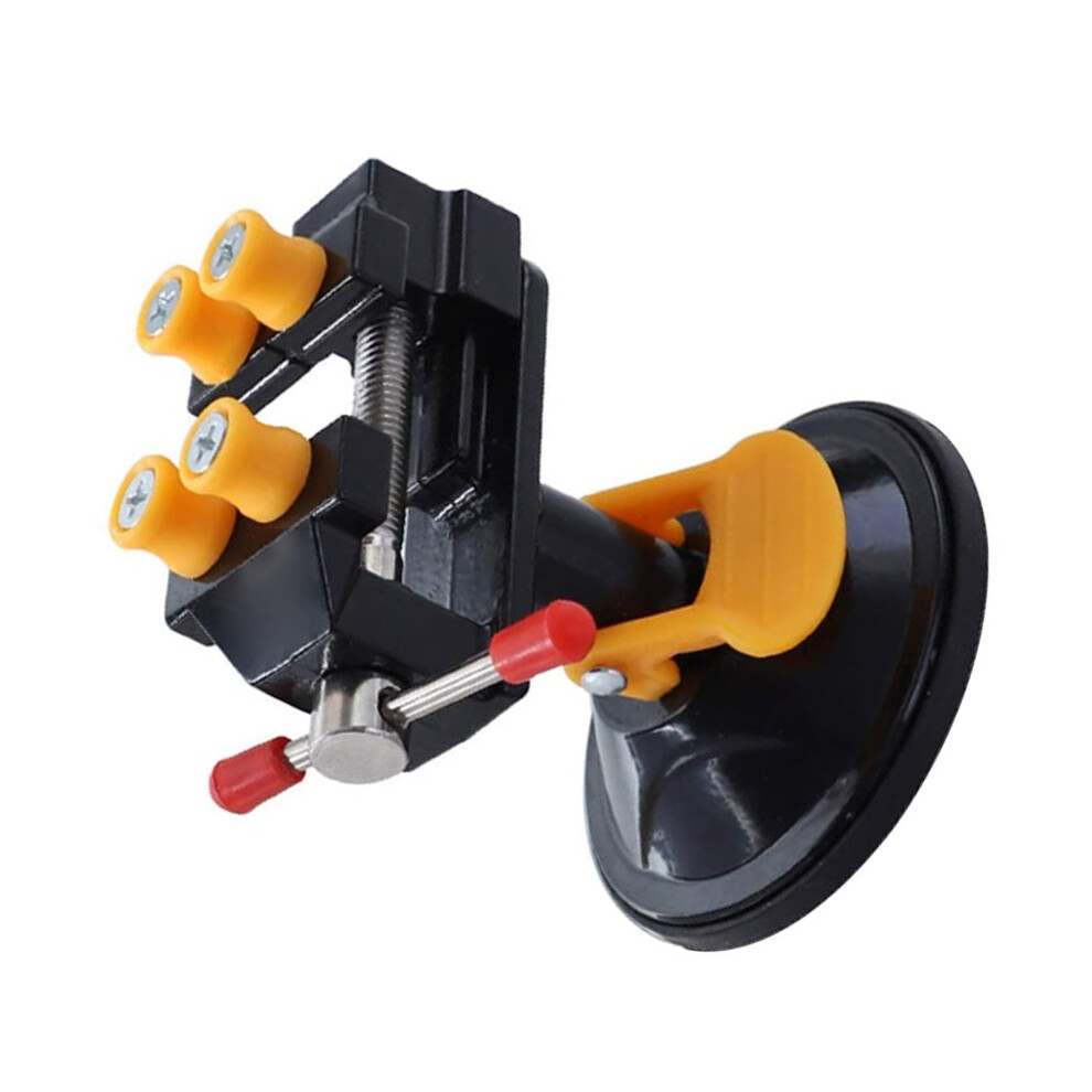 Mini Suction Vise Clamp Bench 12-55Mm, 360 Swiveling Aluminum Alloy 4941382440366