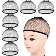 Sublimez votre look avec ces bonnets en filet respirants et confortables, noirs (lot de 6), parfaits pour un effet naturel et une coiffure facile en