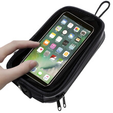 Waterproof Magnetic Motorcycle Tank Bag with Touchscreen Phone Window and Charging Port