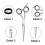 Tesoura profissional para cabeleireiro, com cabo ergonômico, lâminas de aço inoxidável de 15 cm (6 polegadas) com micro-serrilhas de precisão 2