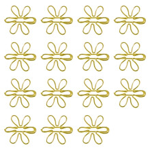 Large Sunflower Paper Clips, 29 x 29 cm, Cute Metal Clips for Office, School, and DIY Projects, 100 Pieces