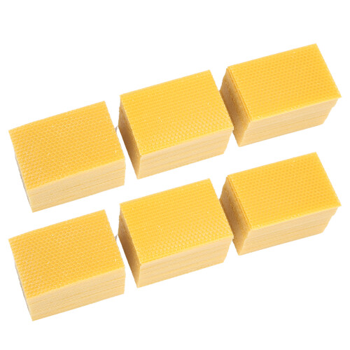 High Beeswax Content Sheets - Bright Color Even Nest Size - 50pcs 1