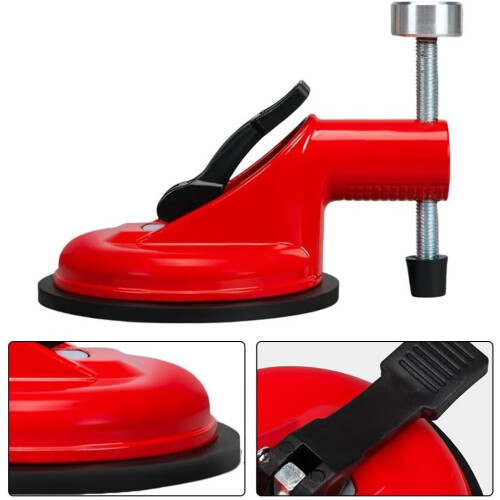 Tile Leveling Tool with Adjustable Suction Cup, Precise Alignment, Aluminum Alloy, Strong Glass Grip 1