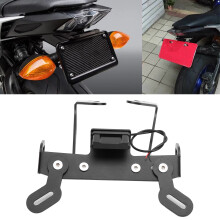 LED-Kühlerabdeckung für Yamaha MT-09 FZ-09 2017-2020, Schwarz