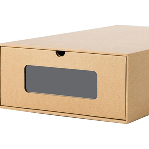 Thickened Cardboard Boots Organizer Stackable FrontOpening Shoe Box Multifunctional Shoes Holder Entryway Home Storage 2