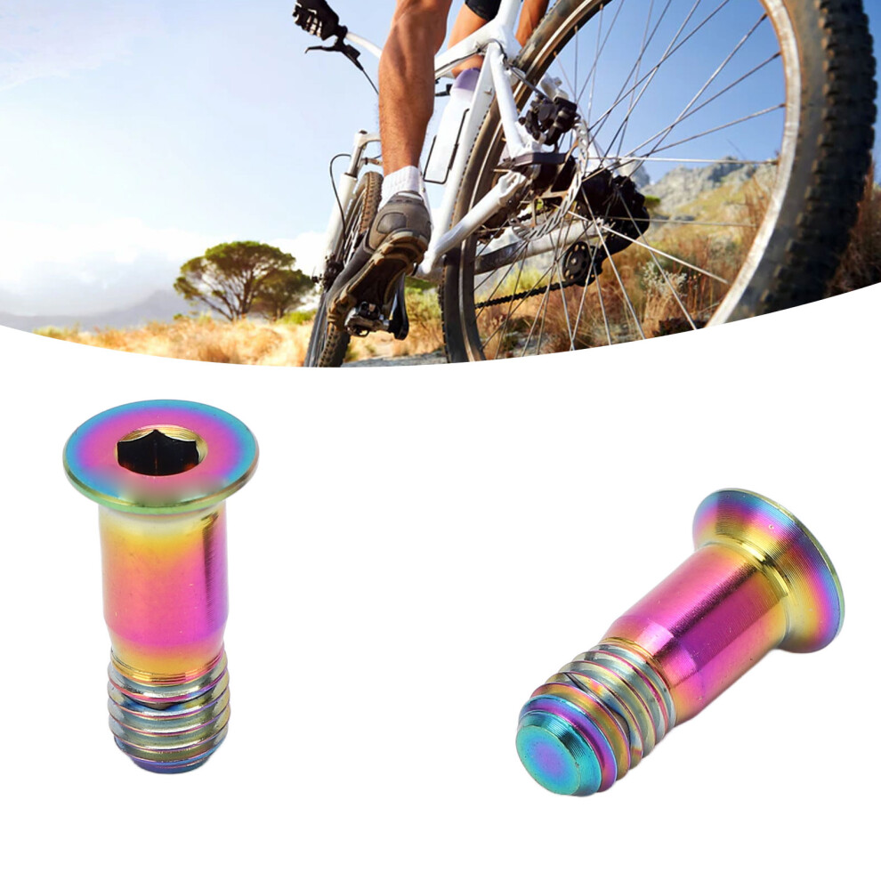M5x14.2mm Titanium Bicycle Rear Derailleur Bolts - Risk 2 Pack 9331375613559