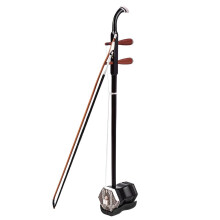 Professional Solid Wood Chinese Erhu TwoString Violin Fiddle with Resonant Body and Dark Coffee Finish