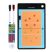Magnetic Coaches Board DoubleSided Volleyball Clipboard Dry Erase Board Full And Half Court Design 14.96 x 9.06 Inches