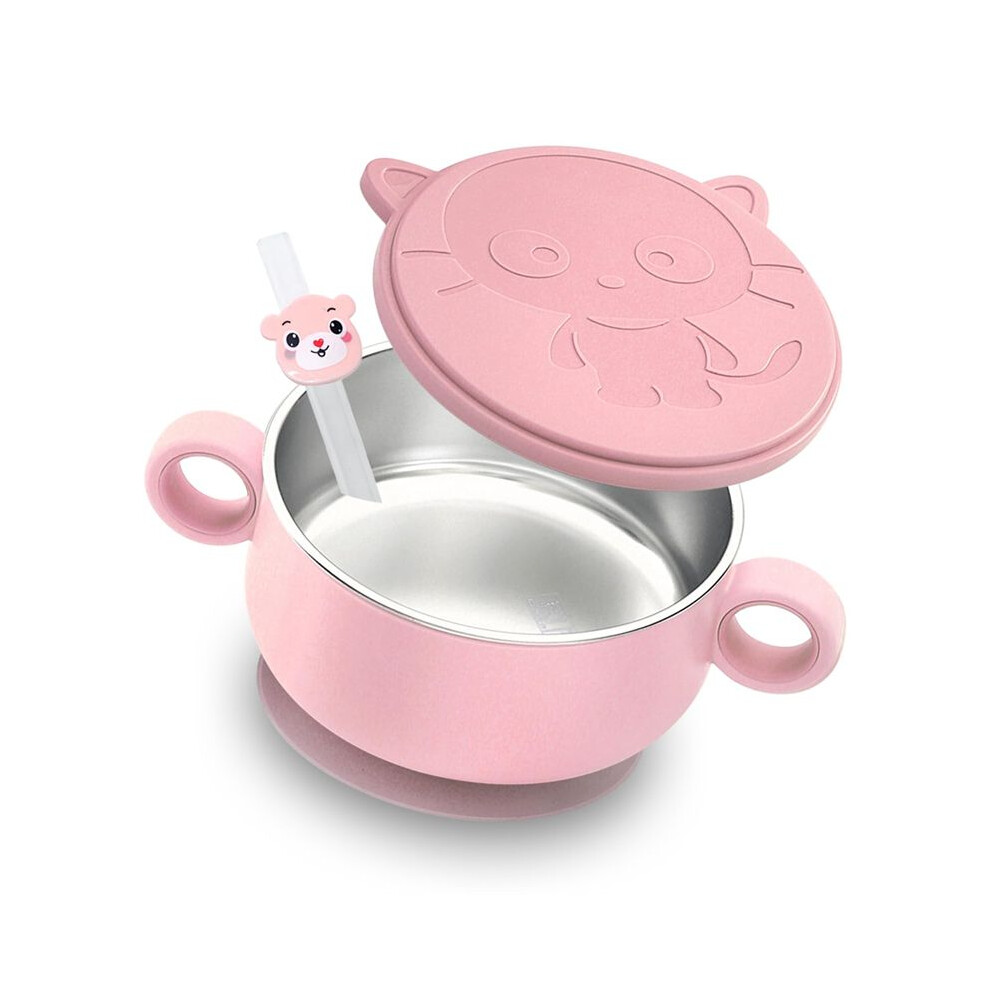 Stainless Steel Toddler Bowls Children'S Stainless Steel Tableware with Lids for Baby Dishes Divided Toddler Plates