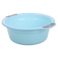 Portable Wash Basin Plastic Shampoo Bowl with Dual Handles for Hair Washing and Laundry Use