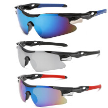 Cycling Glasses 3Pack Unisex PV Frame AC Lens UV Protection for Cycling, Running, Fishing, Driving