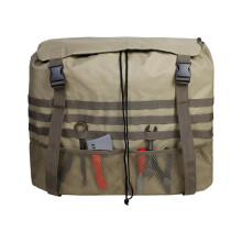 Spare Tire Trash Bag Heavy Duty UV Resistant Tailgate Storage for Camping Hiking Overlanding Khaki